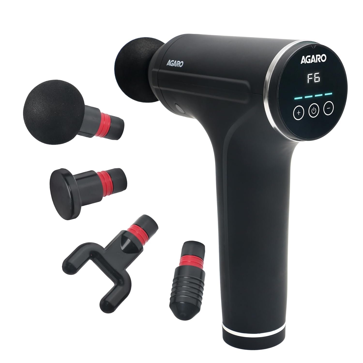 AGARO Galaxy black percussion massage gun