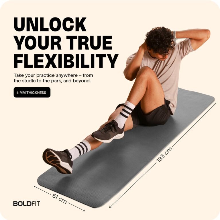 Boldfit 6mm anti-slip yoga mat
