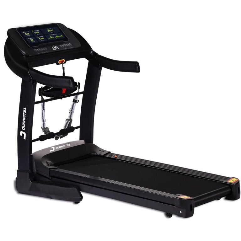 Durafit91 Vigor Pro 6HP Peak BLDC Treadmill: Feature-Rich Home Cardio