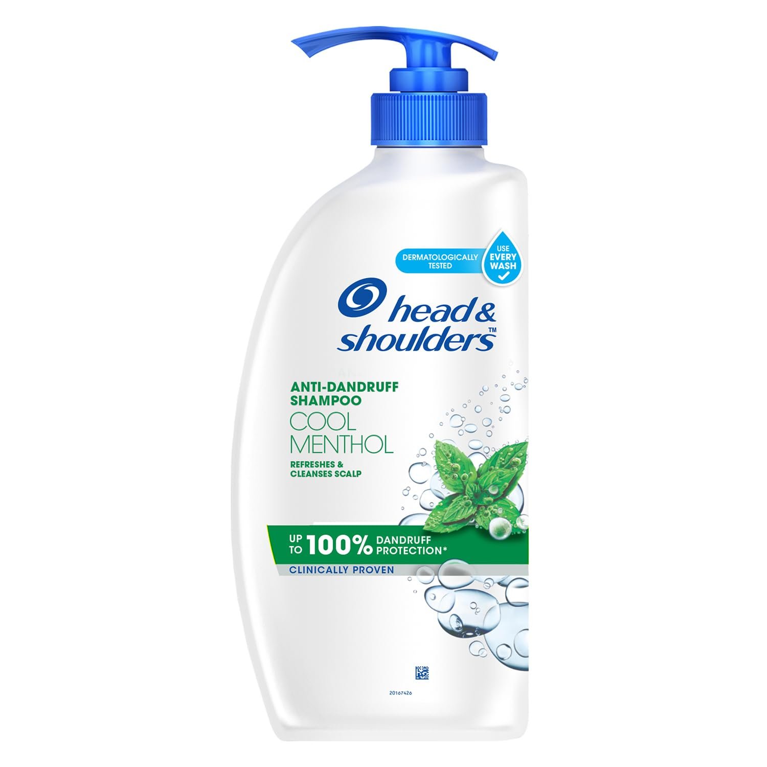 Head & Shoulders Cool Menthol Anti-Dandruff Shampoo 650ml bottle