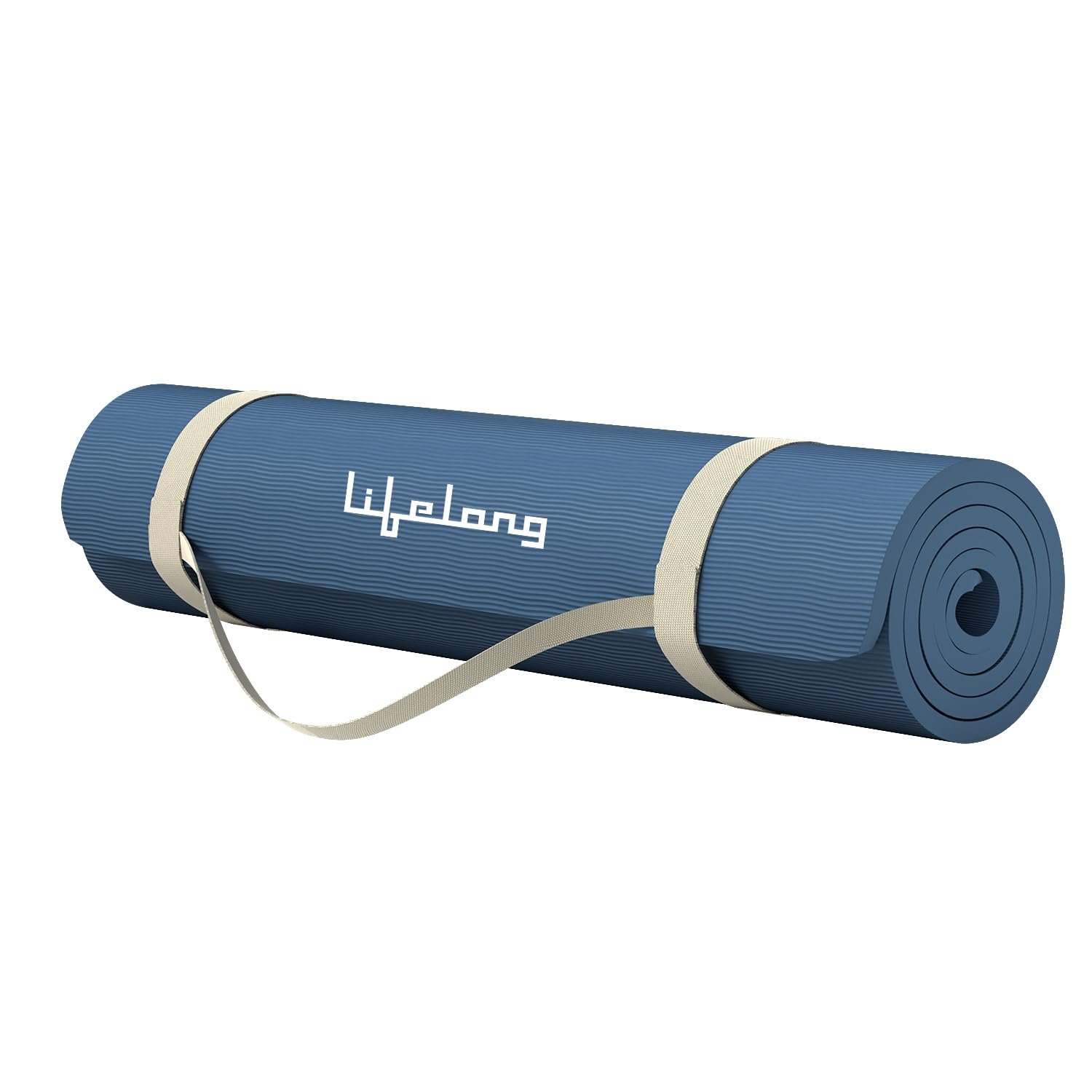 Lifelong LLYM72 blue EVA yoga mat 6mm