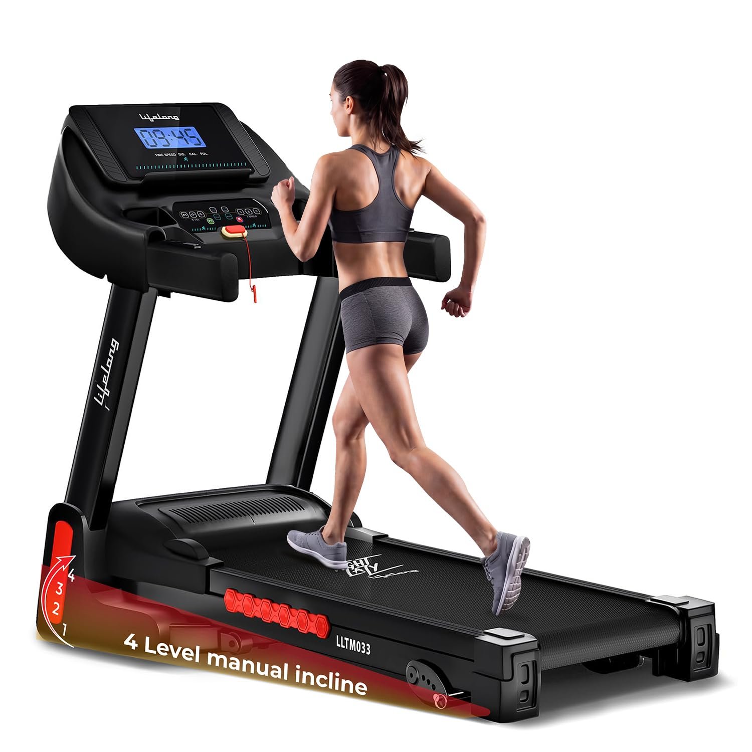 Lifelong FitPro LLTM033 4HP motorized treadmill