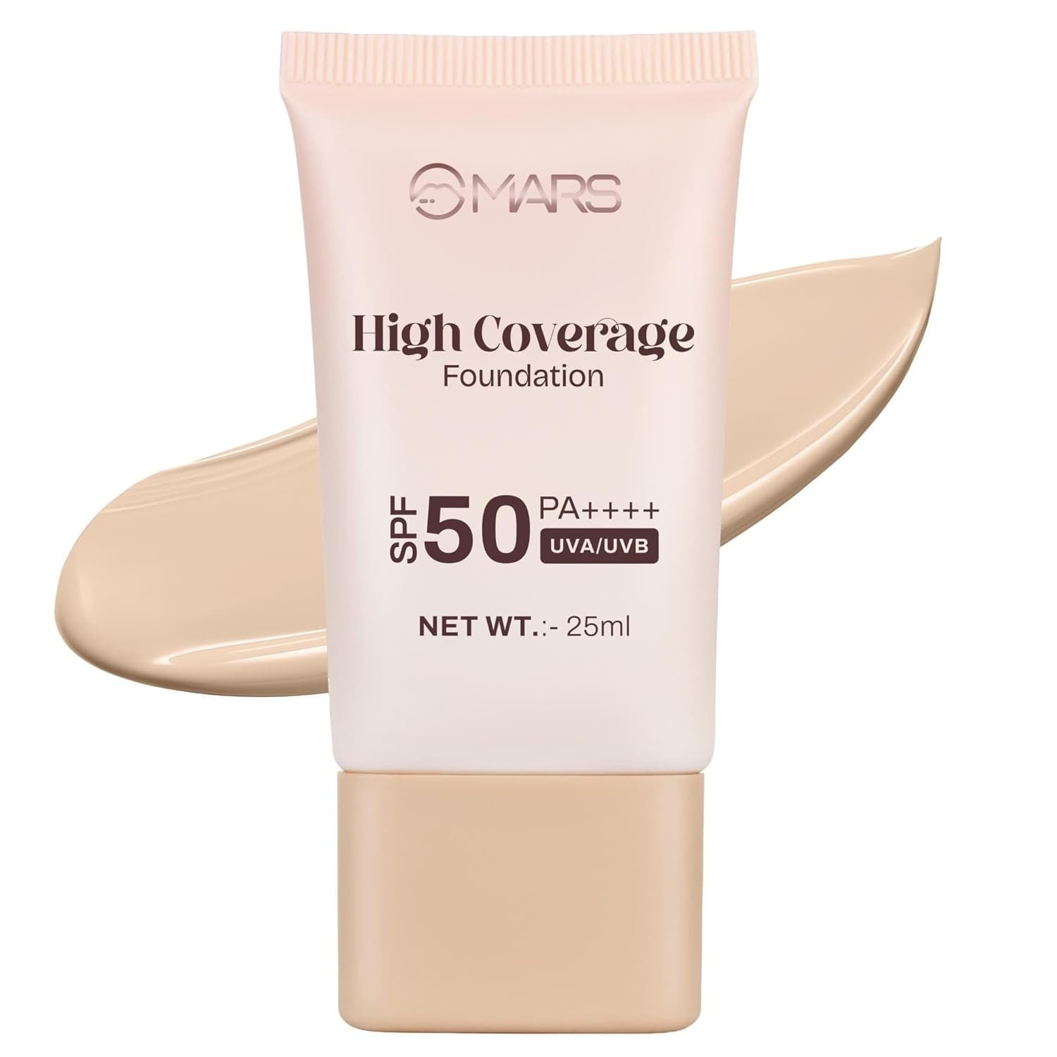 MARS SPF50 PA++++ High Coverage Foundation 03 Natural Beige 25ml
