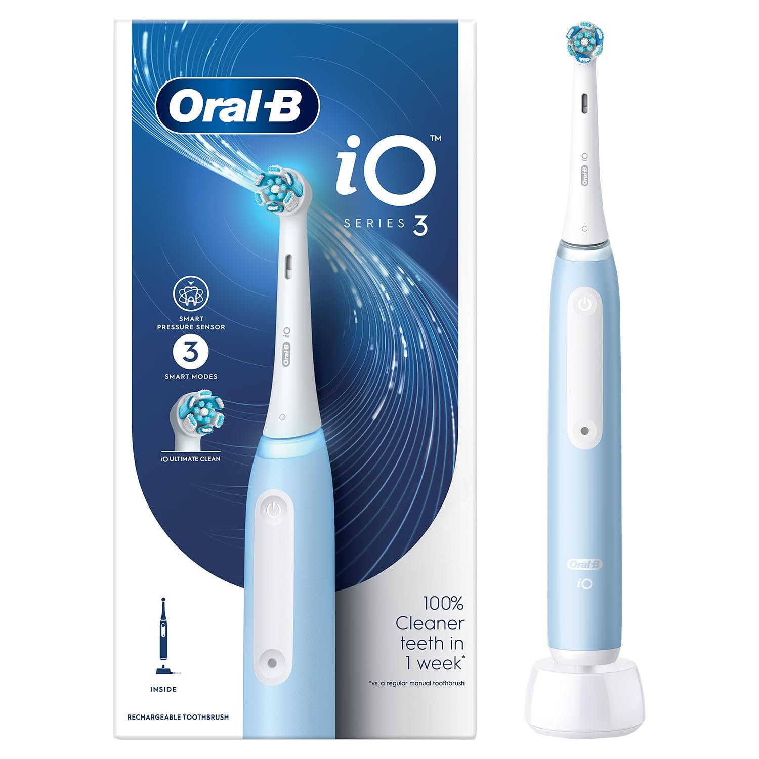 Oral-B iO Series 3 white electric toothbrush