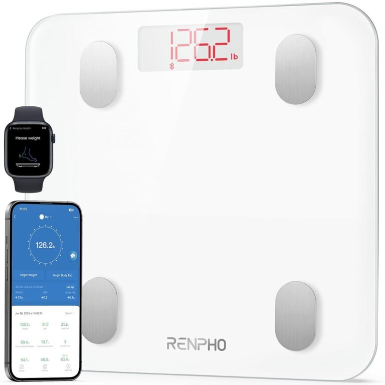 RENPHO white smart body composition scale