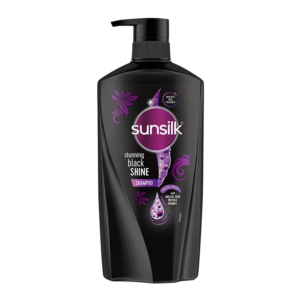 Sunsilk Stunning Black Shine Shampoo 650ml bottle