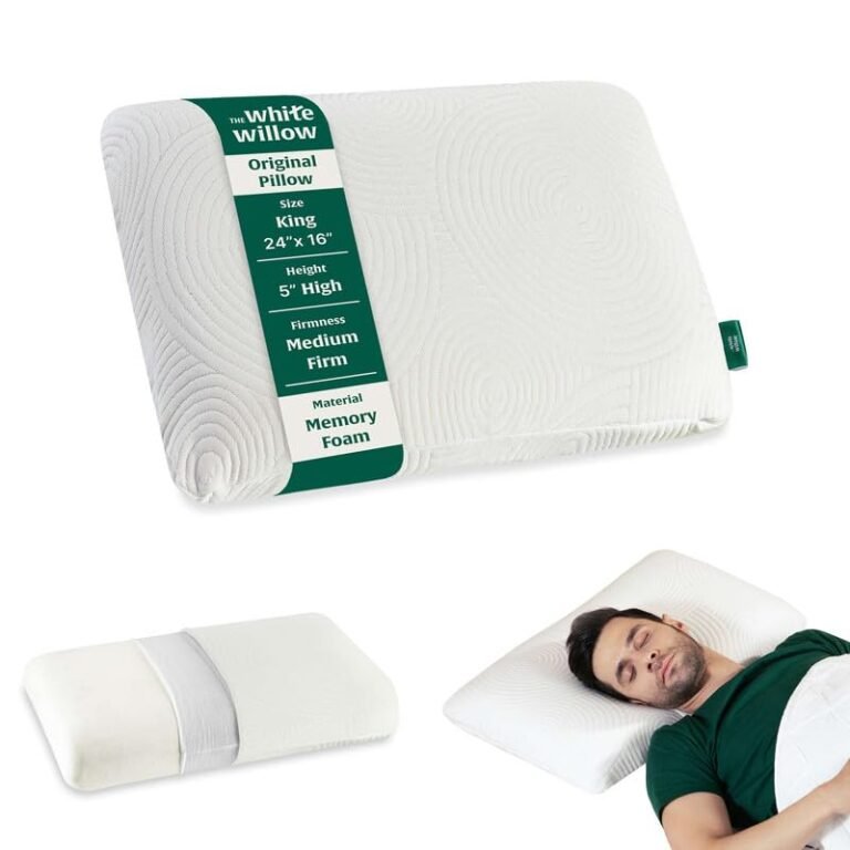 The White Willow Soft Original memory foam pillow