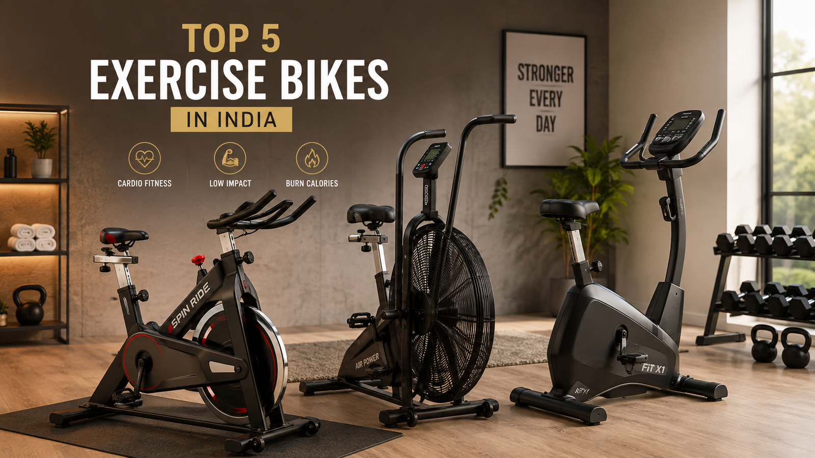 Top 5 Exercise Bikes in India: Best Picks for Home Cardio