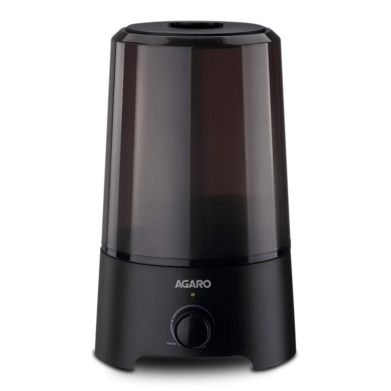 AGARO Verge 2.5L cool mist humidifier with round body and adjustable nozzle