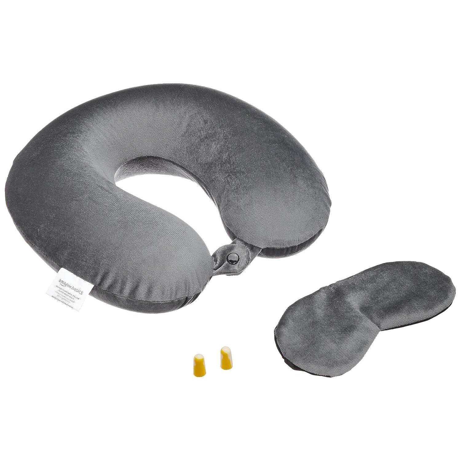 Amazon Basics Sleeping Eye Mask Dark Grey product image