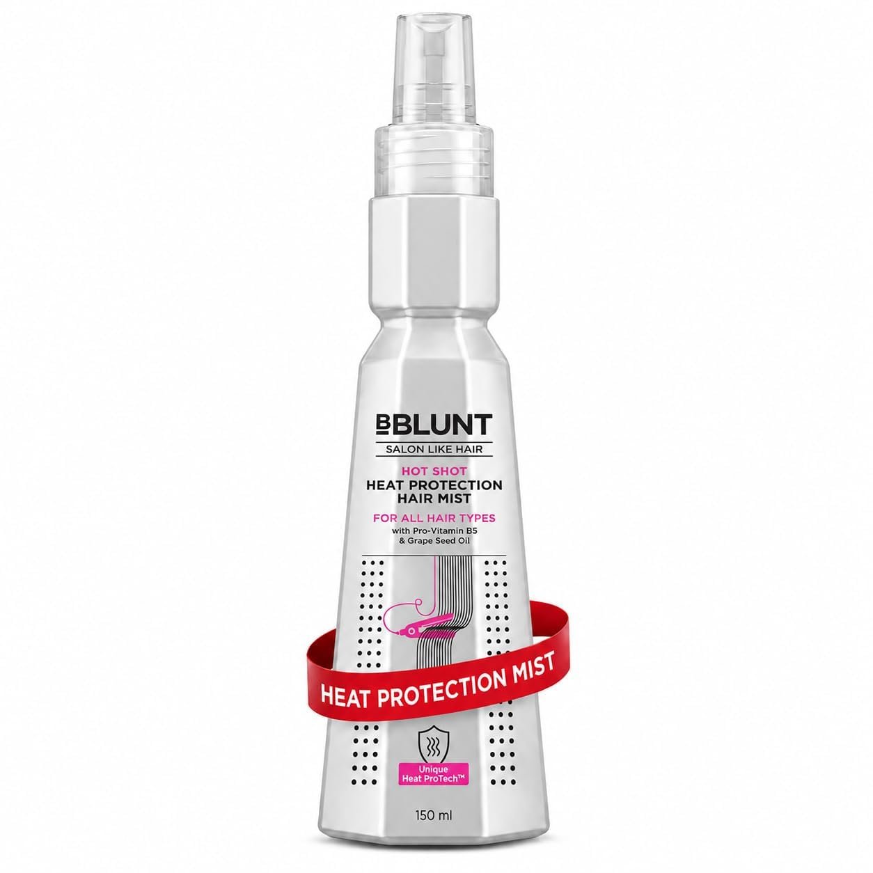 BBLUNT Hot Shot Heat Protection Hair Mist 150ml Pack of 2 product image