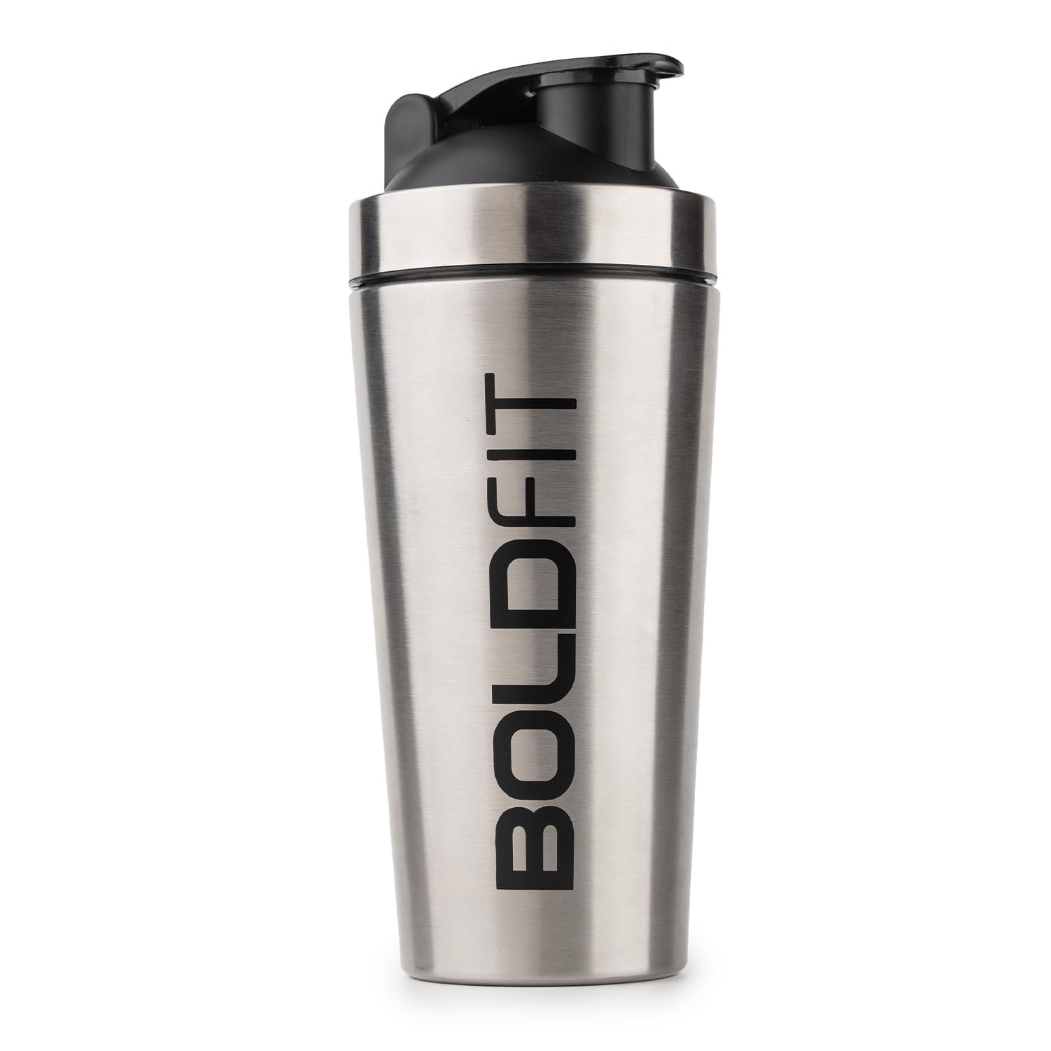 Boldfit Stainless Steel Gym Shaker Silver 700ml product image