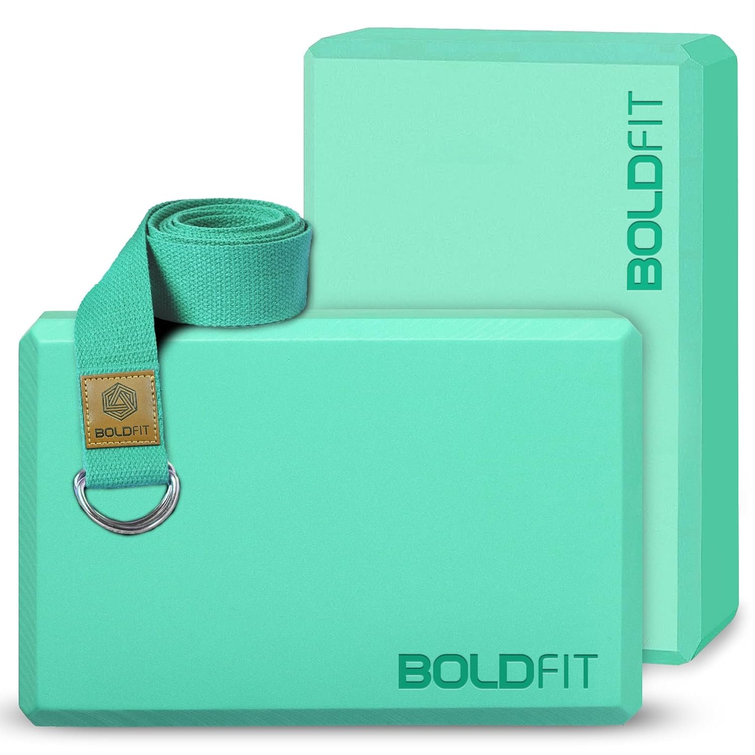 Boldfit Yoga Blocks & Belt High Density Foam Bricks product image