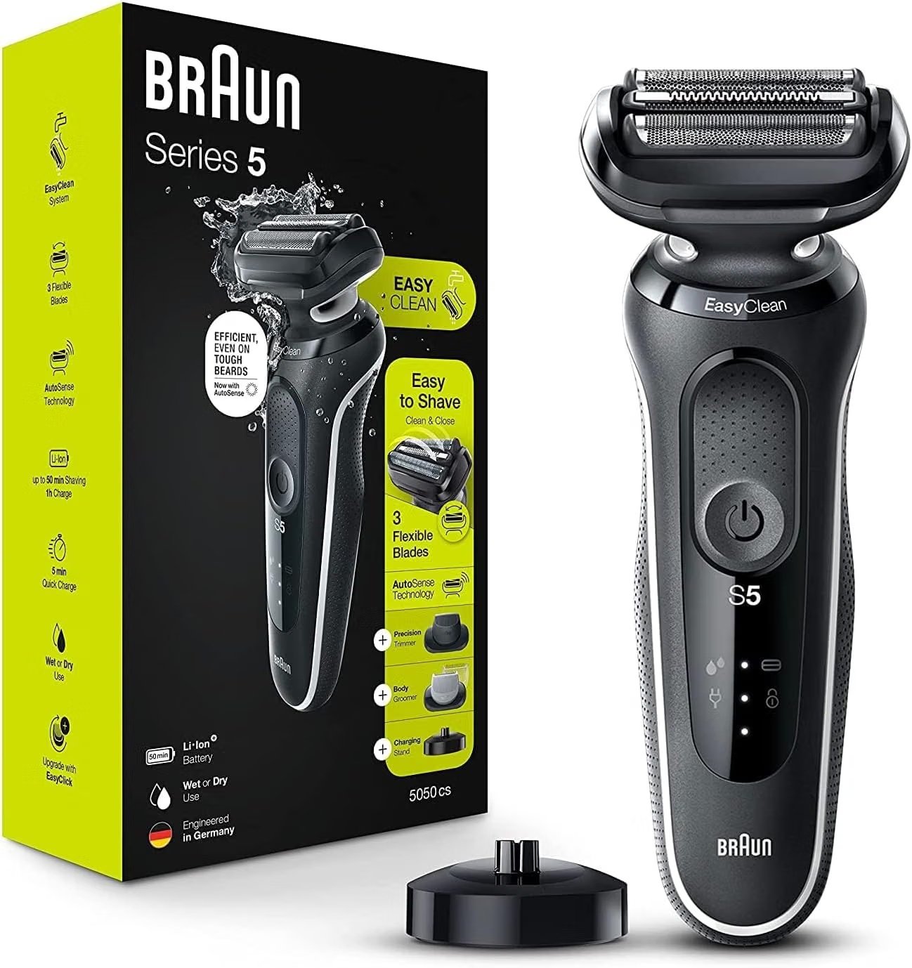 Braun Series 5 5050cs Electric Foil Shaver product packaging