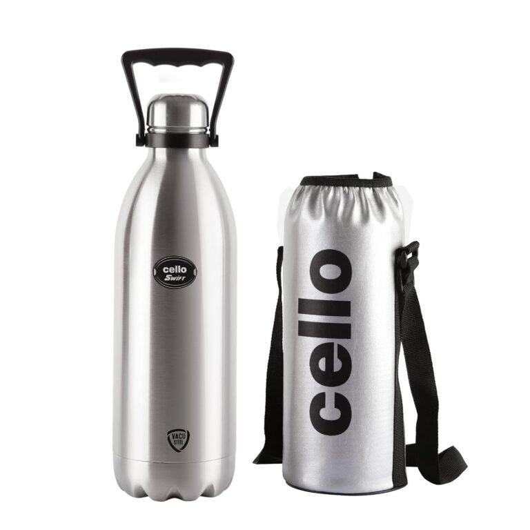 Cello Swift Stainless Steel Hot & Cold Water Bottle 1800ml Silver product image
