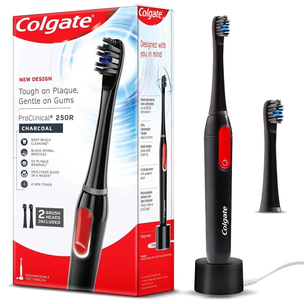 Colgate ProClinical 250R Charcoal Rechargeable Sonic Toothbrush