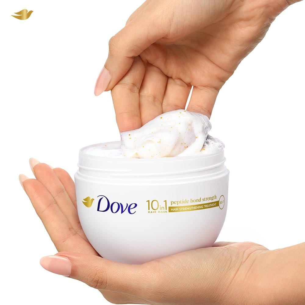 Dove 10 in 1 Deep Repair Treatment Hair Mask 300ml product packaging