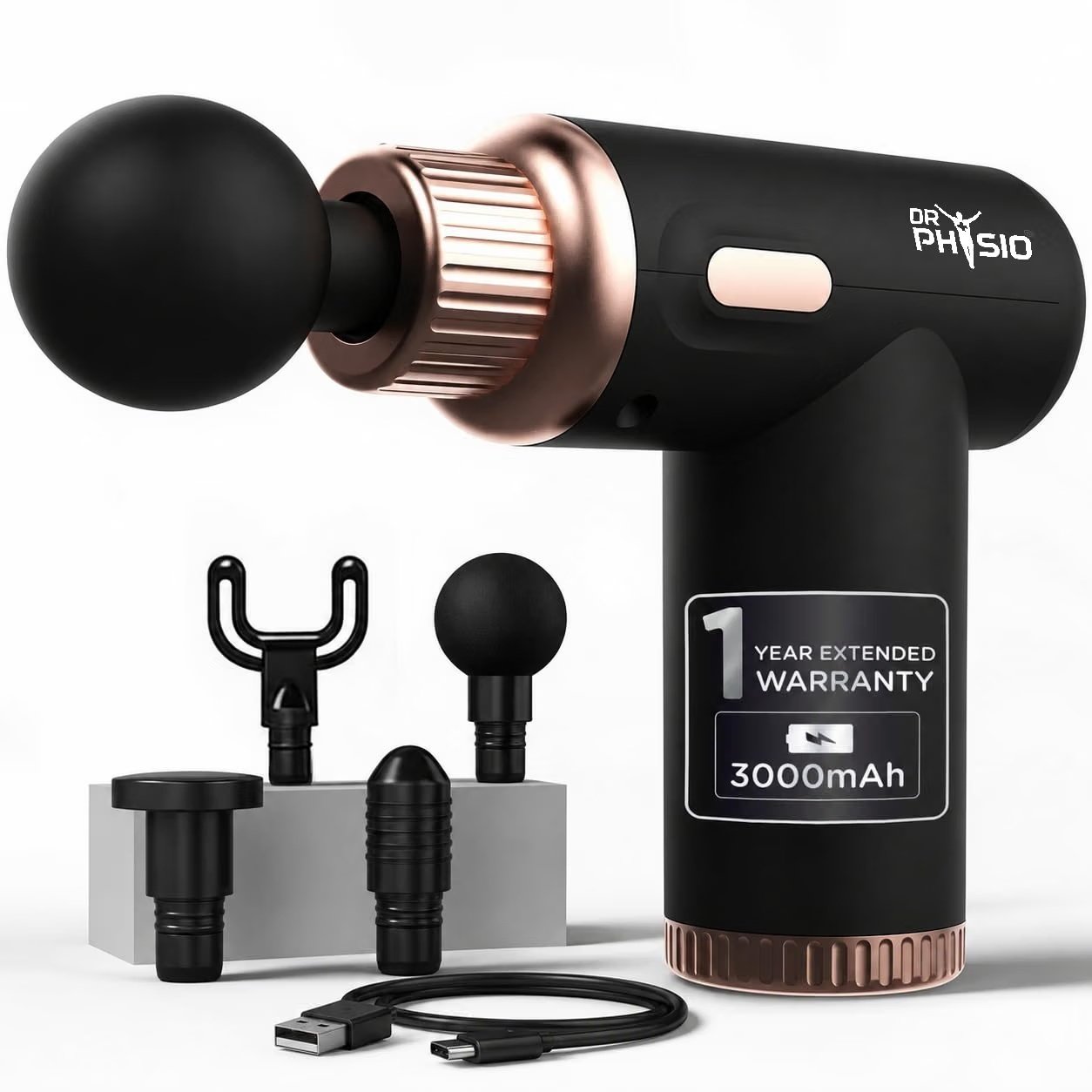 Dr Physio USA Dynamo 1034 Rechargeable Percussion Massage Gun