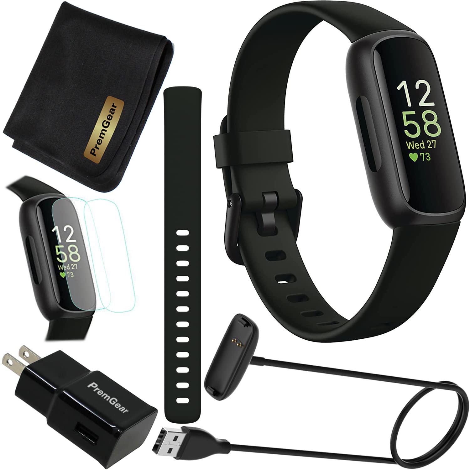 Fitbit Inspire 3 Midnight Zen Black fitness tracker