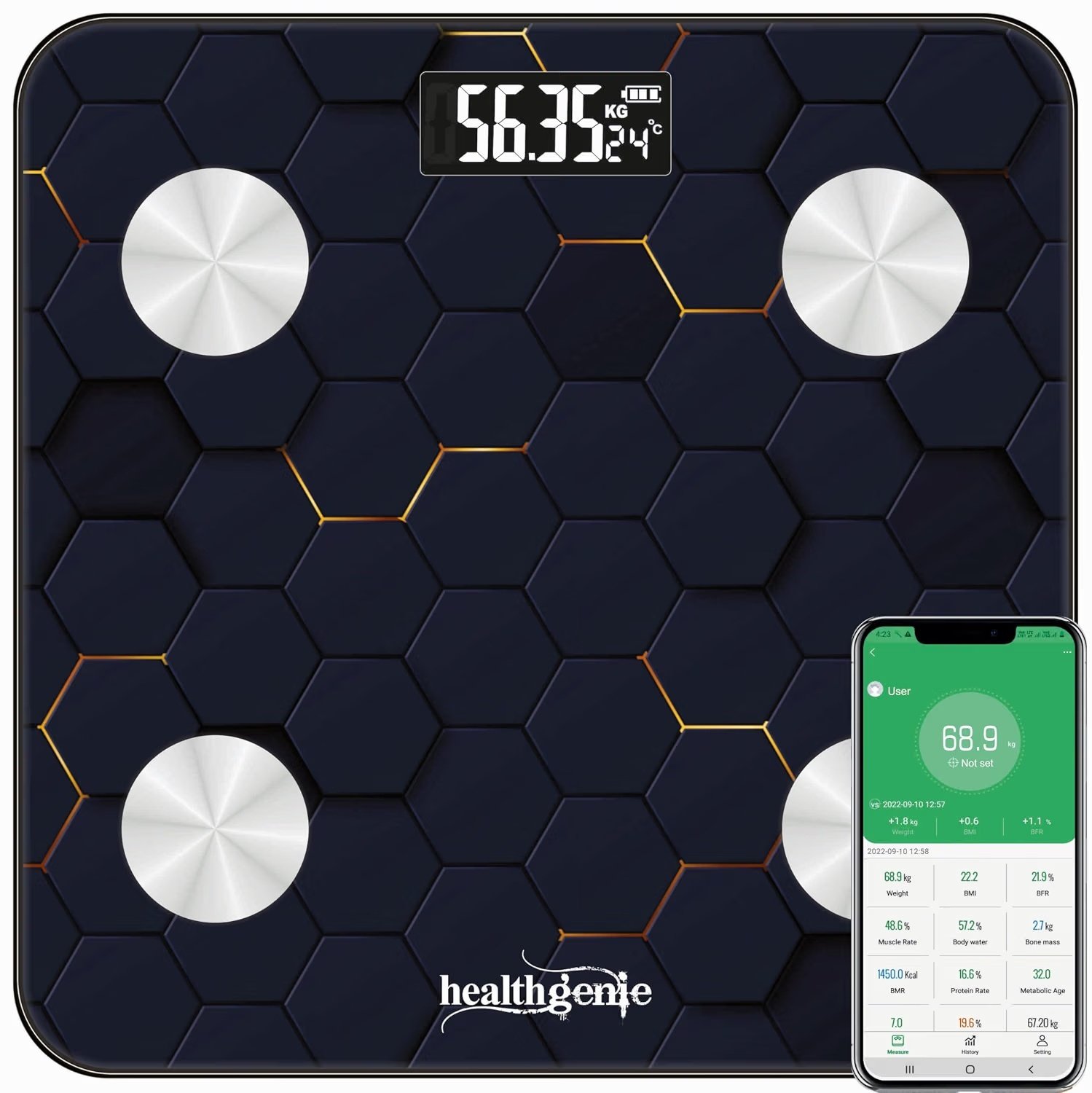 Healthgenie HB-411 Smart Body Composition Scale