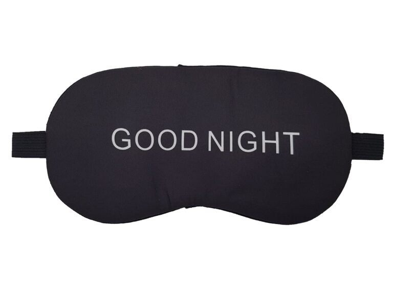 Jenna Polyester Sleeping Eye Mask GoodNight Black product image