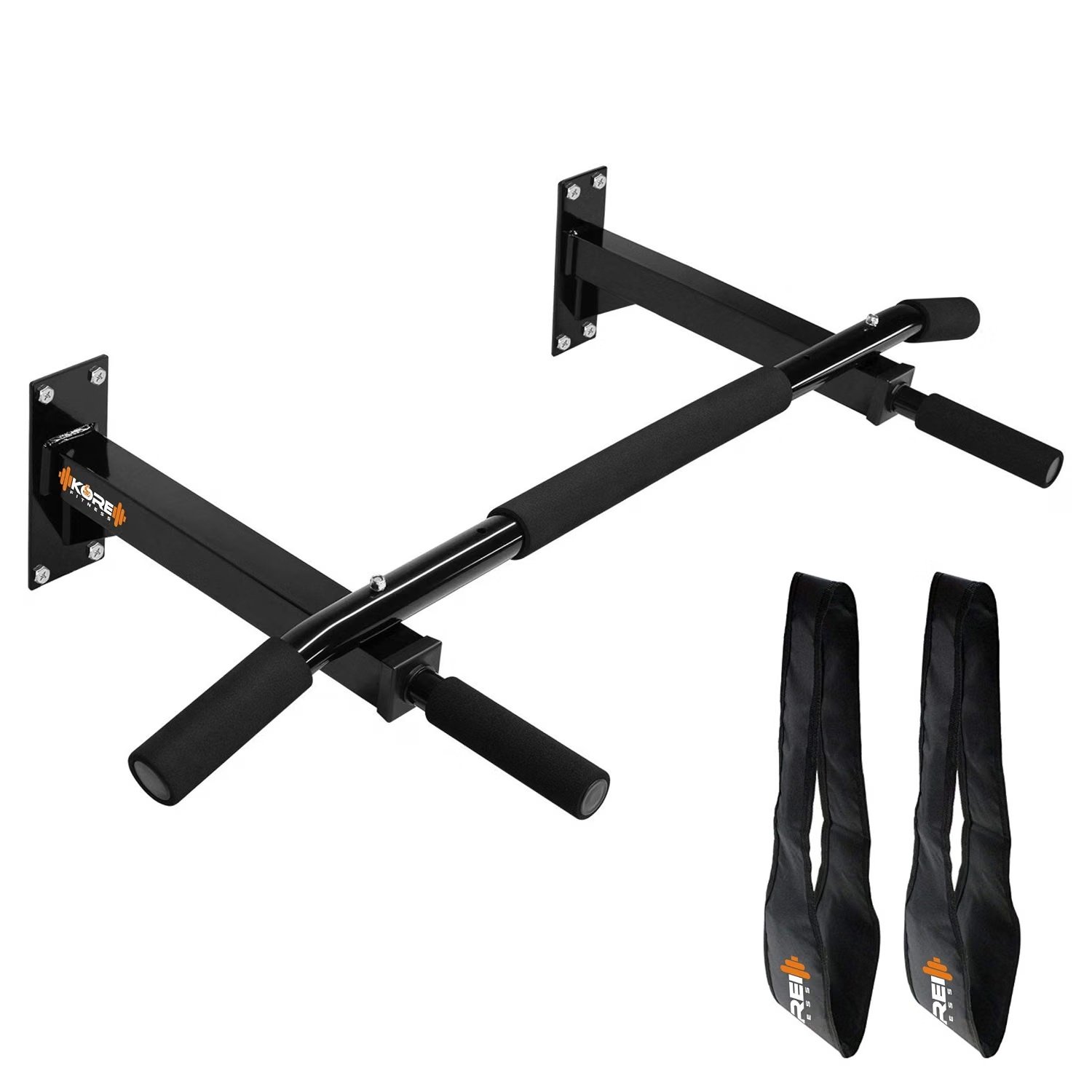 KORE Wall-Mounted Pull-Up Bar and Ab Strap Combo product packaging
