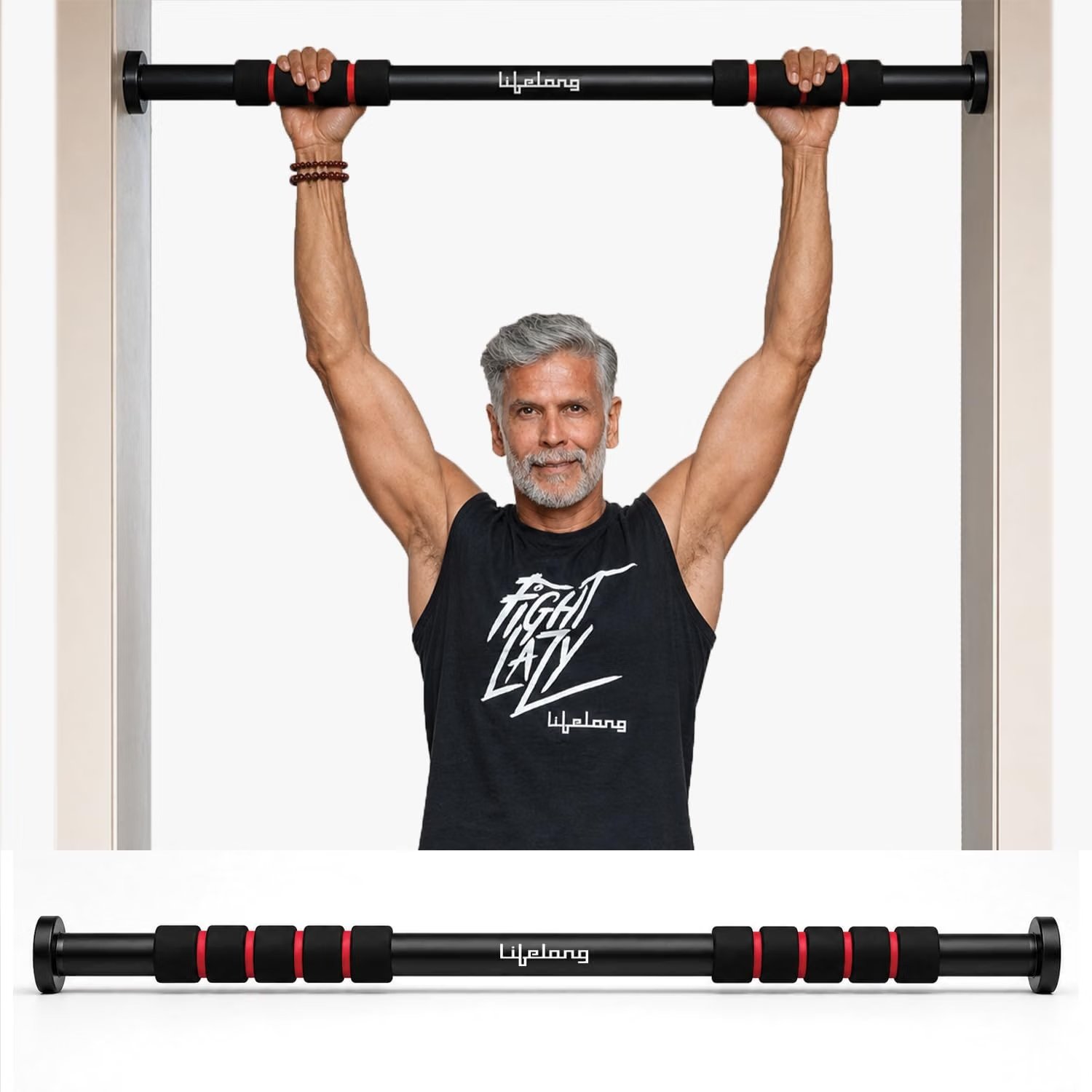 Lifelong Adjustable Doorway Pull Up Bar product packaging