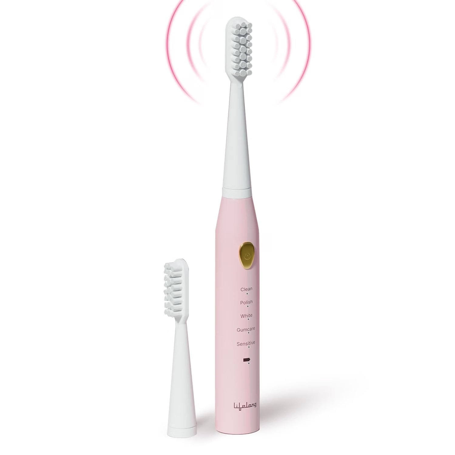 Lifelong LLDC135 Rechargeable Smart Electric Toothbrush Pink