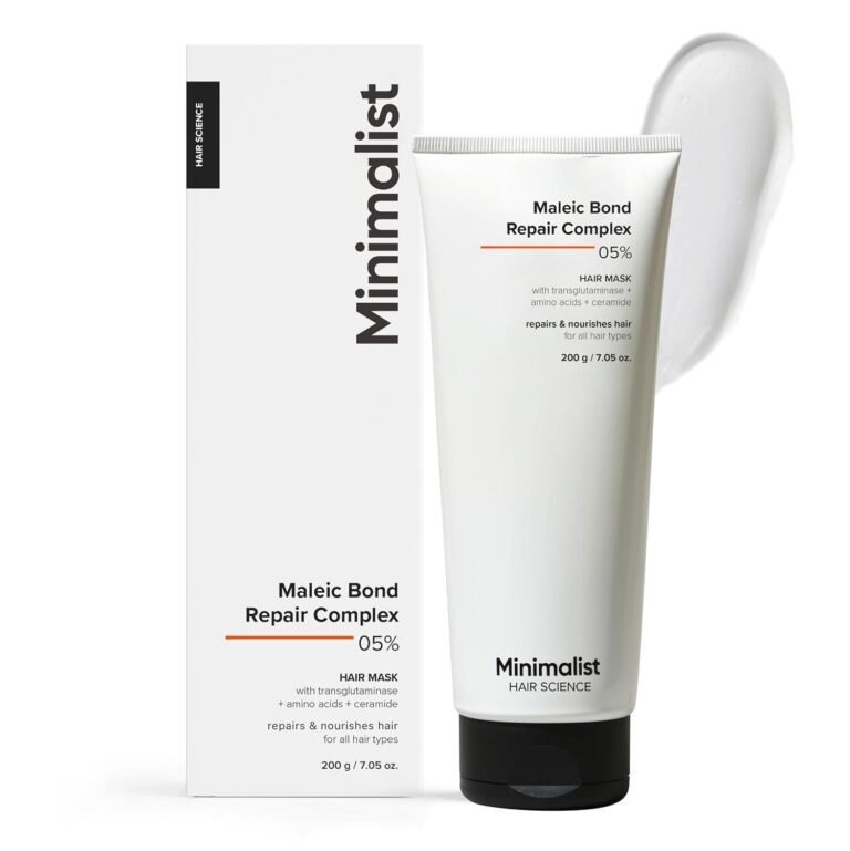 Minimalist Maleic Bond Repair Complex 5% Hair Mask 200g product packaging