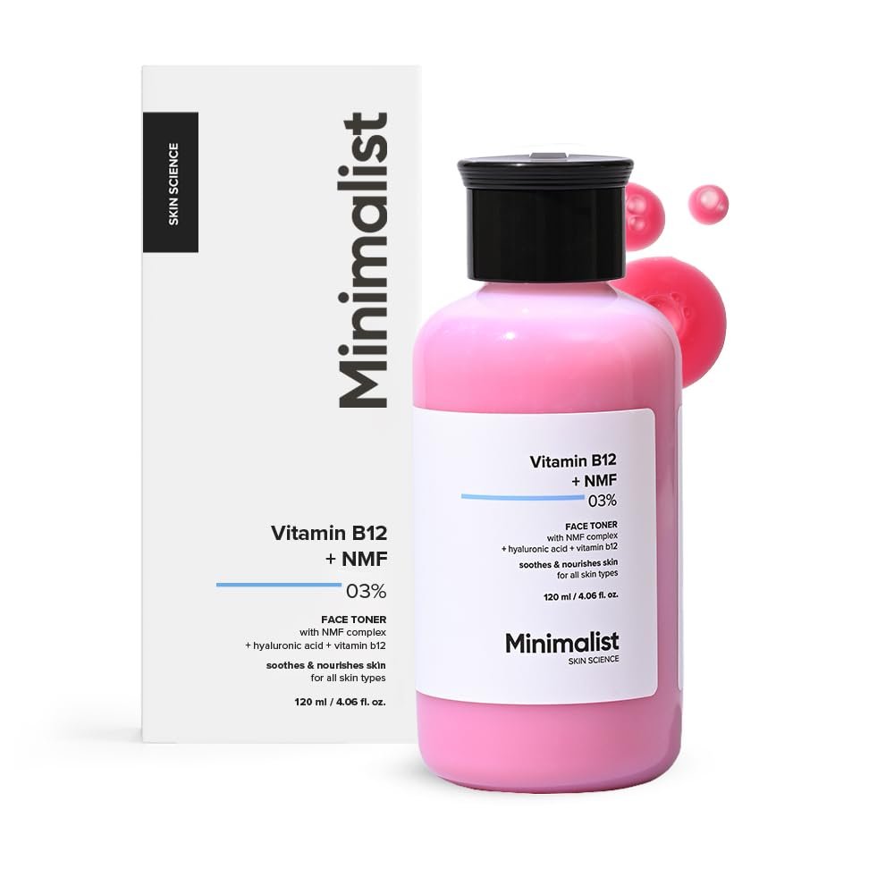 Minimalist Vitamin B12 + Hyaluronic Face Toner 120ml product image
