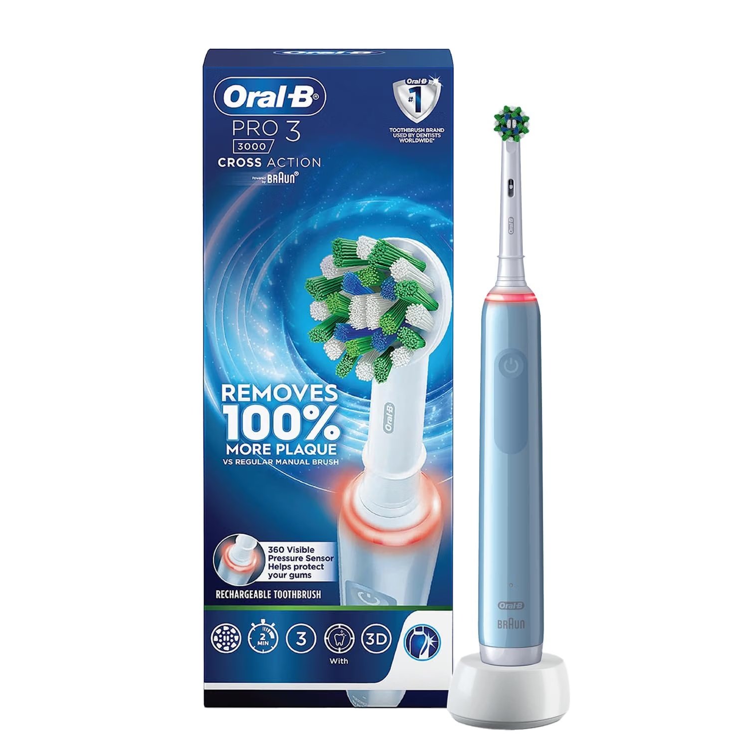 Oral-B Pro 3 Rechargeable Electric Toothbrush product packaging