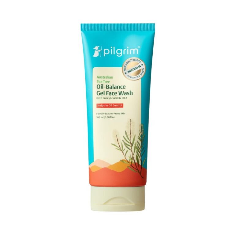 Pilgrim 1% Salicylic Acid Gel Face Wash, 100 ml product packaging