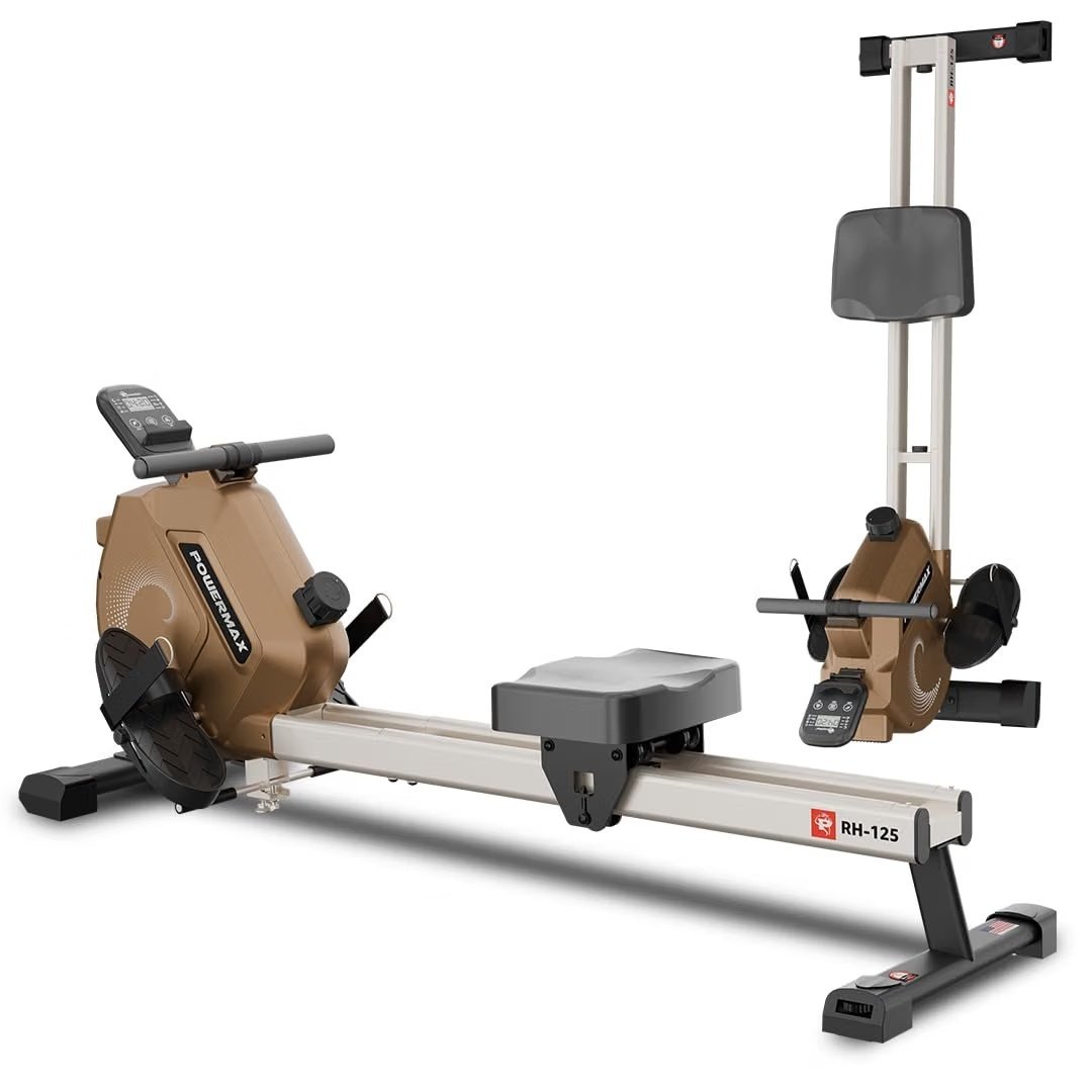 PowerMax Fitness RH-125 16-Level Magnetic Rowing Machine
