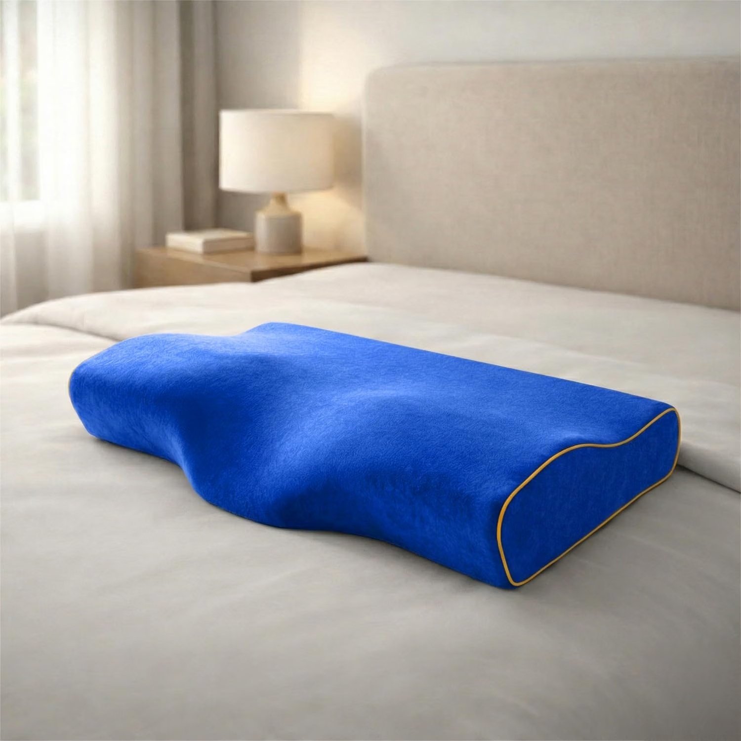 Sleepsia Cervical Pillow Blue Pack of 1