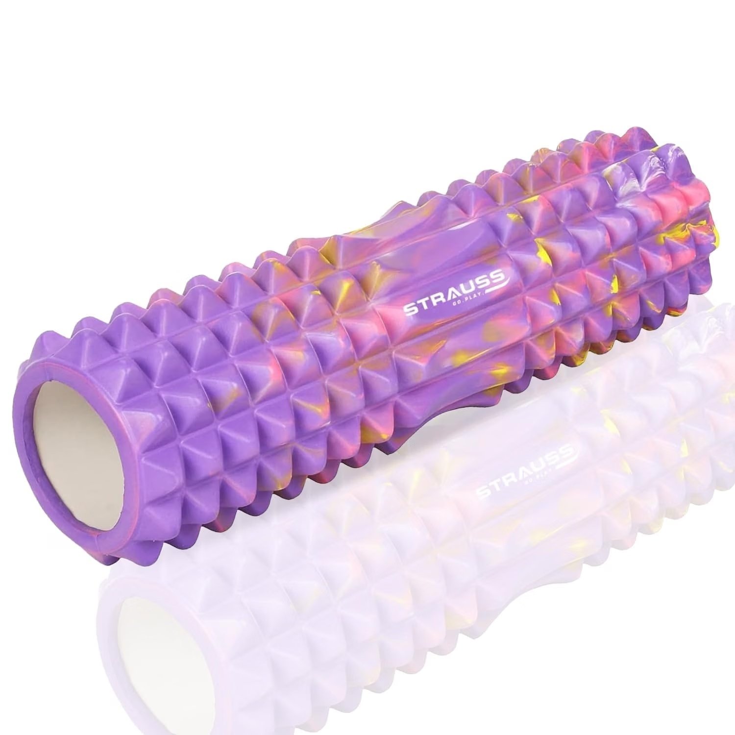 Strauss Grid Foam Roller 33cm Black