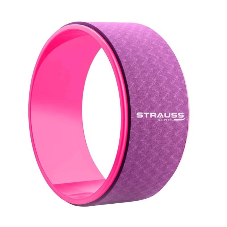 Strauss Yoga Wheel, Pink, 12 inch product packaging