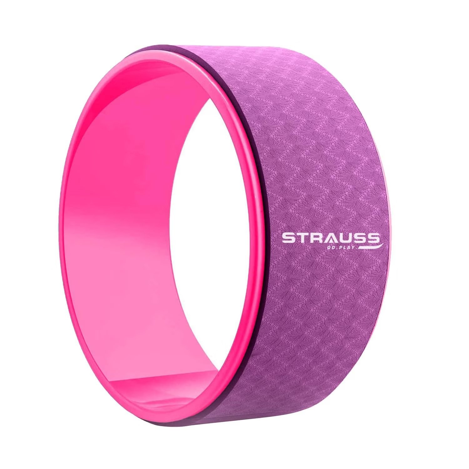 Strauss Yoga Wheel, Pink, 12 inch product packaging
