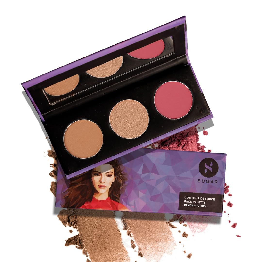 SUGAR Cosmetics Contour De Force Mini Blush 02 Pink Pinnacle 4g product image