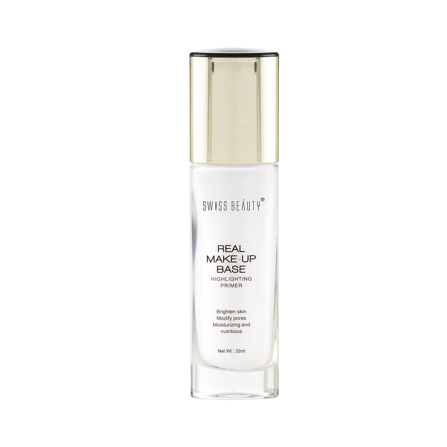 Swiss Beauty Real Make-Up Base Highlighting Primer Golden Tint 32ml product image