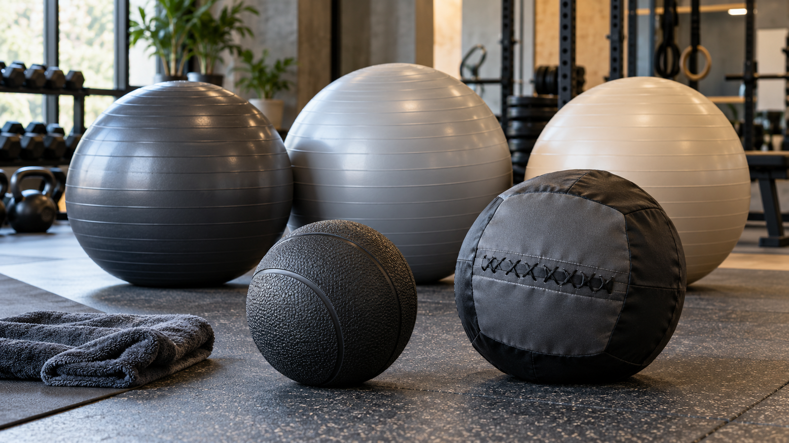 Five unbranded product formats arranged for a exercise balls in india buying-guide comparison