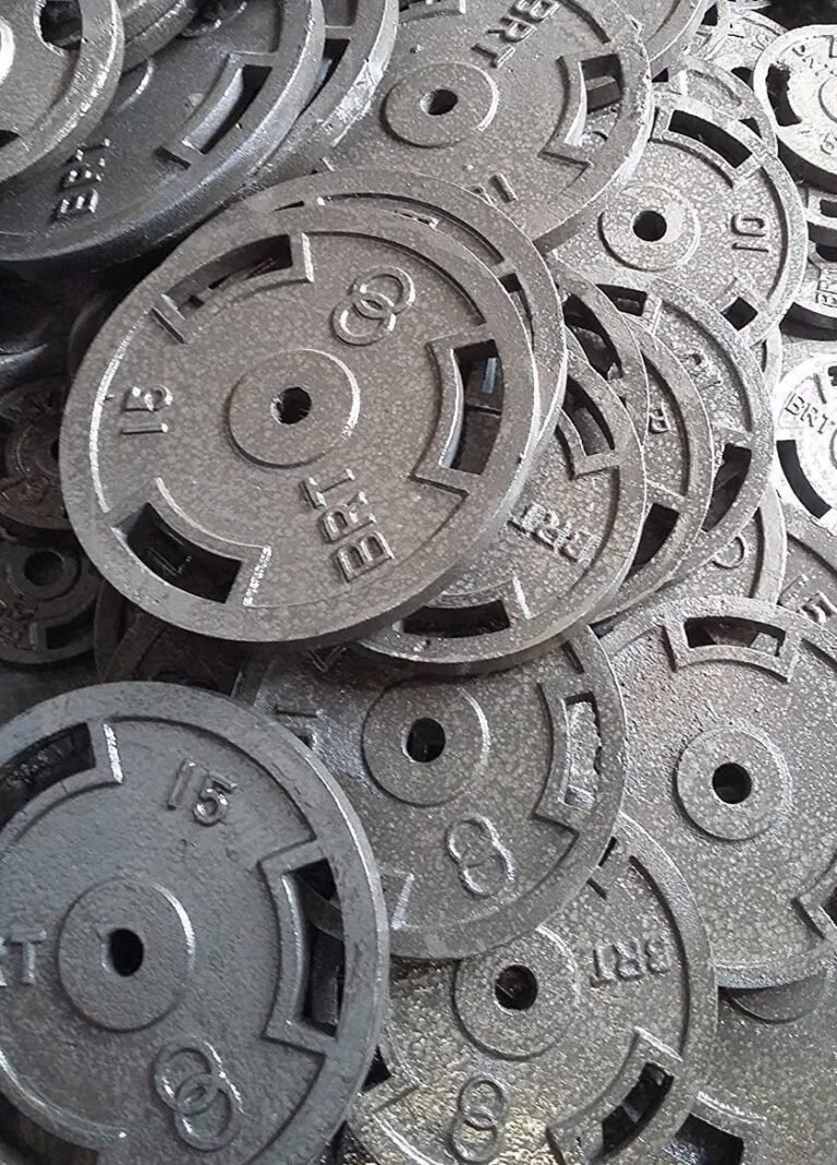 TTC FITNESS Cast Iron Weight Plates 10kg Pair 5kg x 2