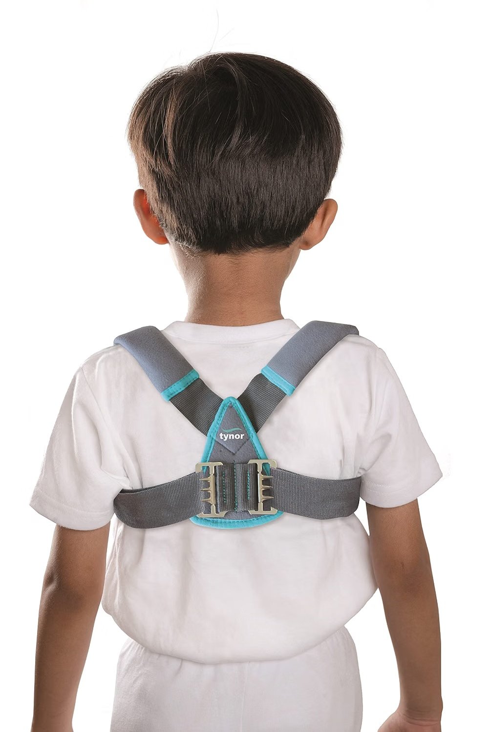 Tynor Clavicle Brace with Buckle, Small, Grey product packaging