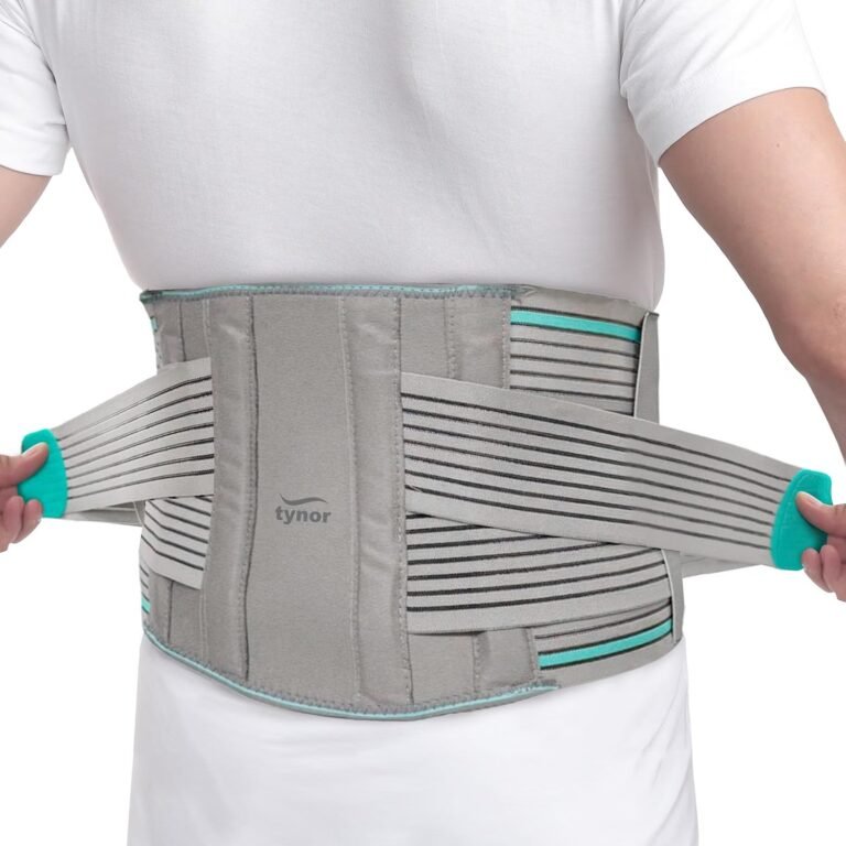Tynor LS Belt Lumbopore, Small, Grey product packaging