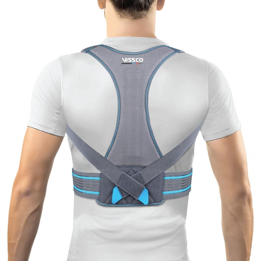 Vissco Posture Aid, Medium, Grey product packaging