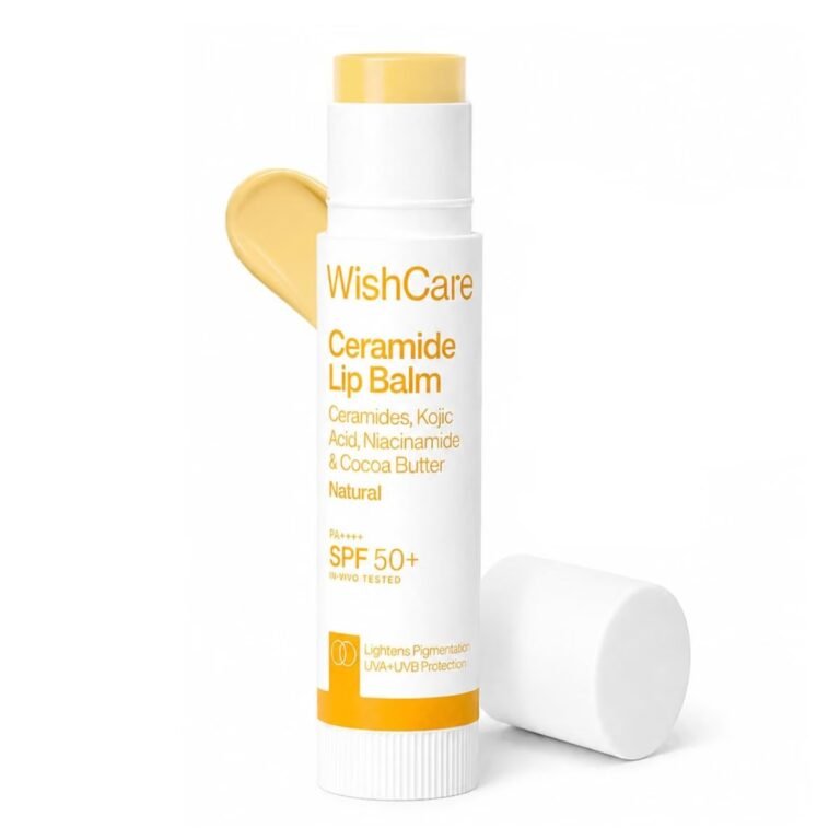 WishCare Ceramide Lip Balm SPF 50 Untinted product packaging