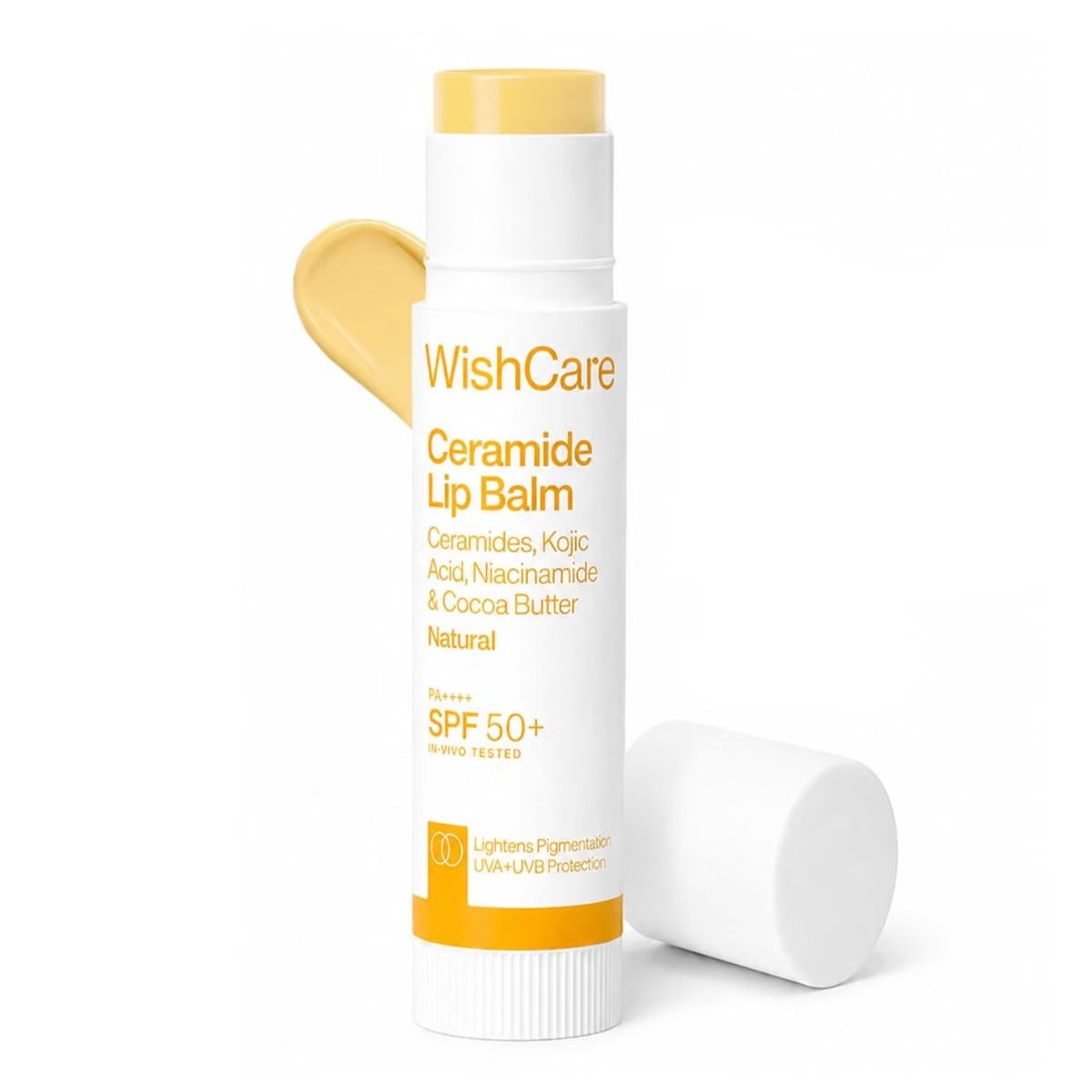 WishCare Ceramide Lip Balm SPF 50 Untinted product packaging
