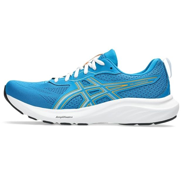 ASICS GEL-CONTEND 9 Running Shoes Men Aegean Blue Yamabuki Size 9.5 product photograph