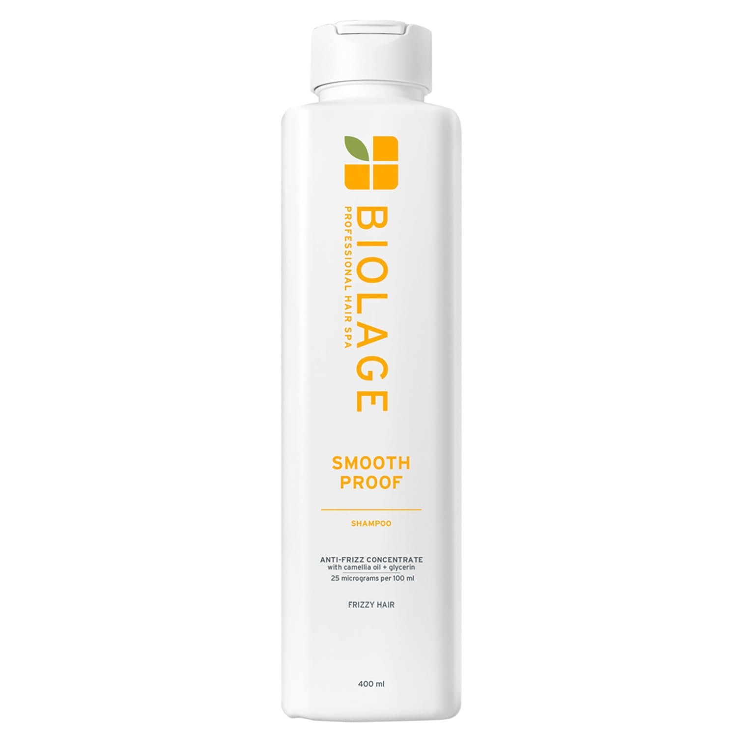 Official product photograph of Biolage Professional SmoothProof Anti-Frizz Shampoo 400ml