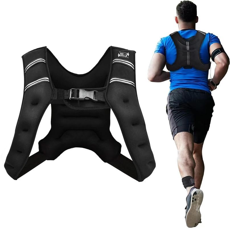 BODYSTATION Neoprene Weighted Vest 10kg Black - Weighted Vests product