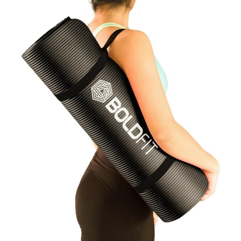 Boldfit Extra Thick NBR Yoga Mat with Carrying Strap — product photo showing the listed model or variant